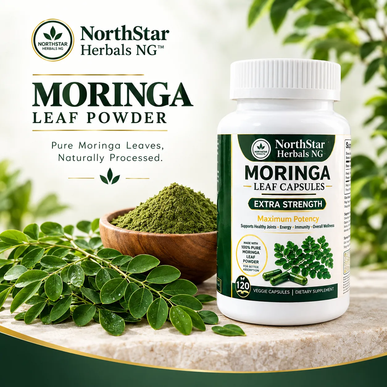 Moringa Leaf Powder (bulk)
